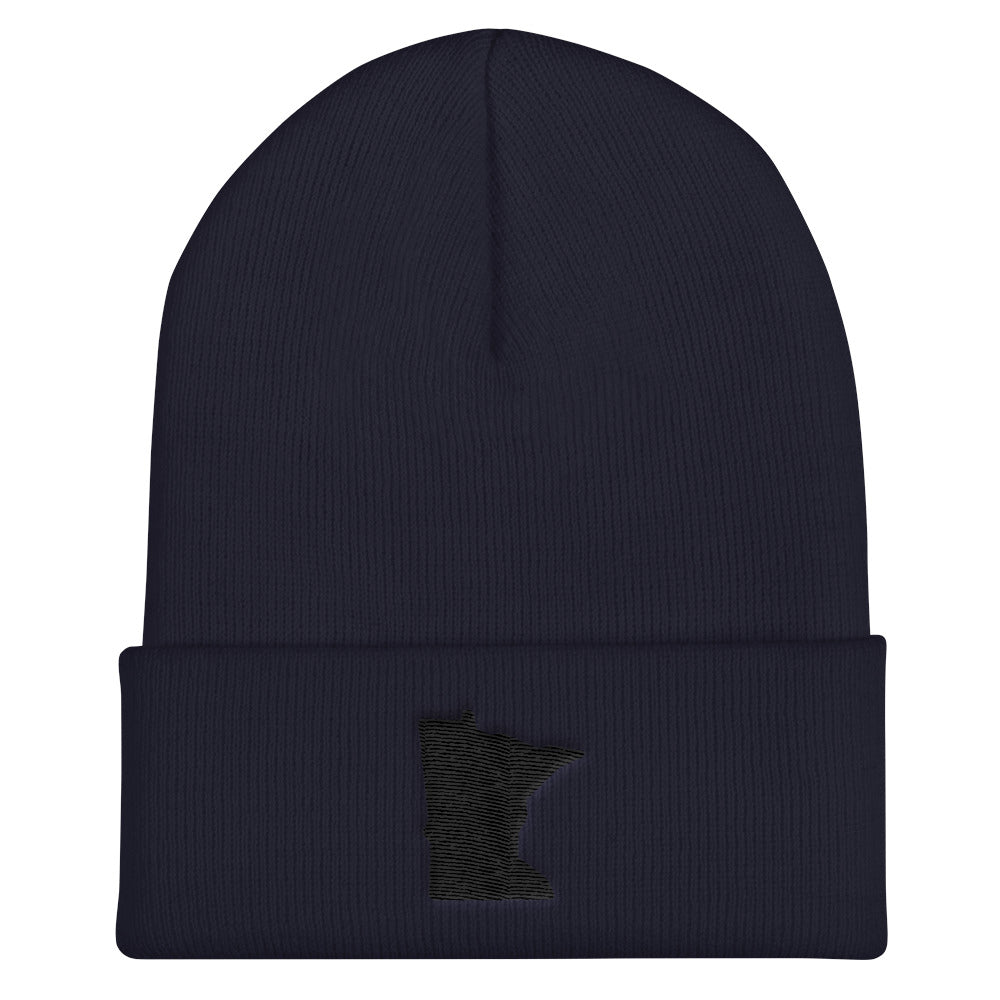 Minnesota Cuffed Beanie in Navy