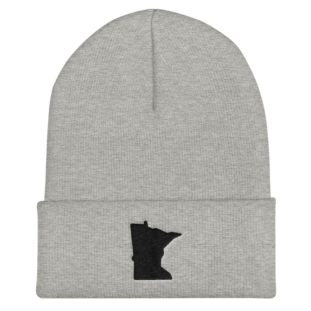 Minnesota Cuffed Beanie in Grey
