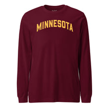 Maroon and Gold Minnesota Long Sleeve Tee