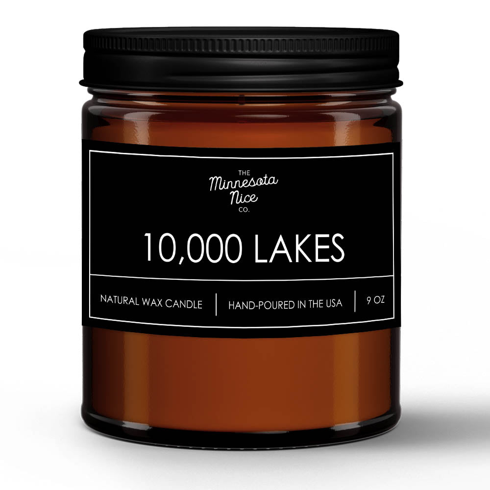 10,000 Lakes Candle The Minnesota Nice Company