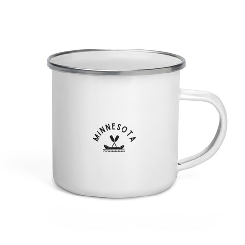 Minnesota Canoe Enamel Mug