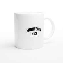 Minnesota Nice Block 11 oz White Mug