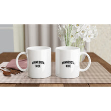 Minnesota Nice Block 11 oz White Mug