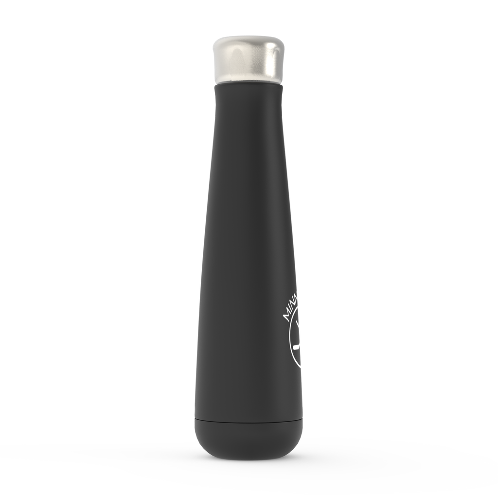 Insulated Stainless Steel Water Bottle in Black — Miramonti Corteno