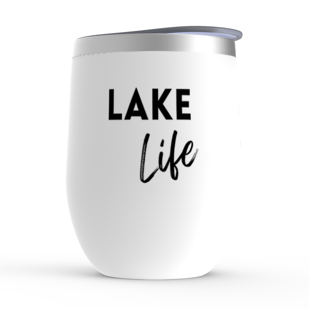 Lake Life White Wine Tumbler