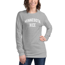 Minnesota Nice Block Women's Long Sleeve Tee