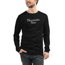 Minnesota Nice Script Men's Long Sleeve Tee