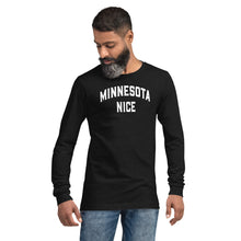 Minnesota Nice Block Men's Long Sleeve Tee