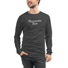 Minnesota Nice Script Men's Long Sleeve Tee