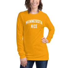 Minnesota Nice Block Women's Long Sleeve Tee