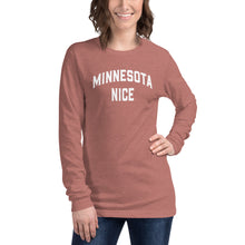 Minnesota Nice Block Women's Long Sleeve Tee