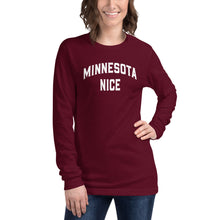 Minnesota Nice Block Women's Long Sleeve Tee