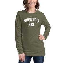 Minnesota Nice Block Women's Long Sleeve Tee