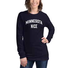 Minnesota Nice Block Women's Long Sleeve Tee