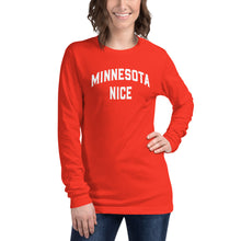Minnesota Nice Block Women's Long Sleeve Tee