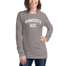Minnesota Nice Block Women's Long Sleeve Tee