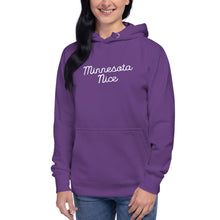 Minnesota Nice Script Women's Hoodie