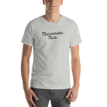 Minnesota Nice Script Men's Tee Black Print