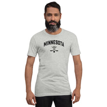 Minnesota Hockey Men's Tee Black Print