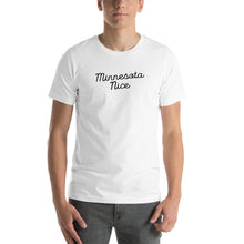 Minnesota Nice Script Men's Tee Black Print