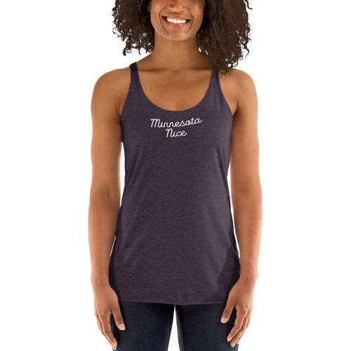 Minnesota Nice Women's Racerback Tank