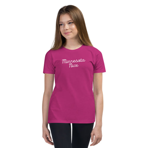 Minnesota Nice Script Youth Tee